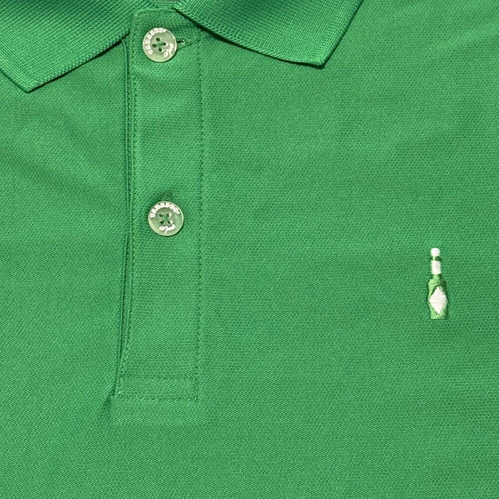 Tabasco Sport Men’s Green Short Sleeve Polo Small 032 Dry Embroidered Shirt